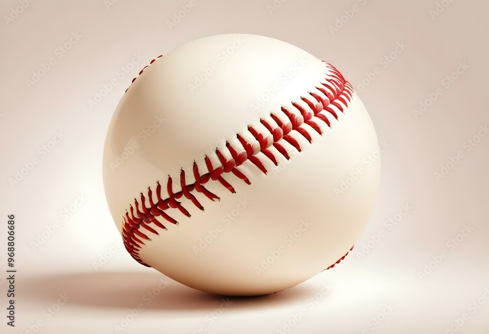 A baseball with red stitching and white stripes and with backgrounds A baseball with red stitching and white stripes and with backgrounds