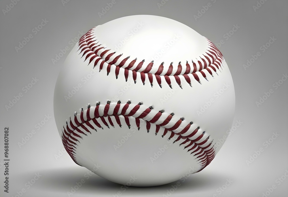 A baseball with red stitching and white stripes and with backgrounds A baseball with red stitching and white stripes and with backgrounds