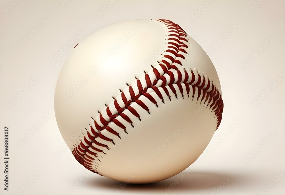 A baseball with red stitching and white stripes and with backgrounds A baseball with red stitching and white stripes and with backgrounds