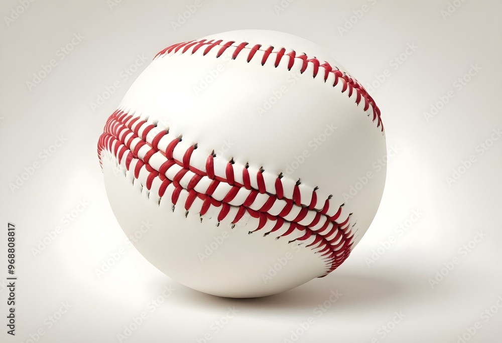 A baseball with red stitching and white stripes and with backgrounds A baseball with red stitching and white stripes and with backgrounds
