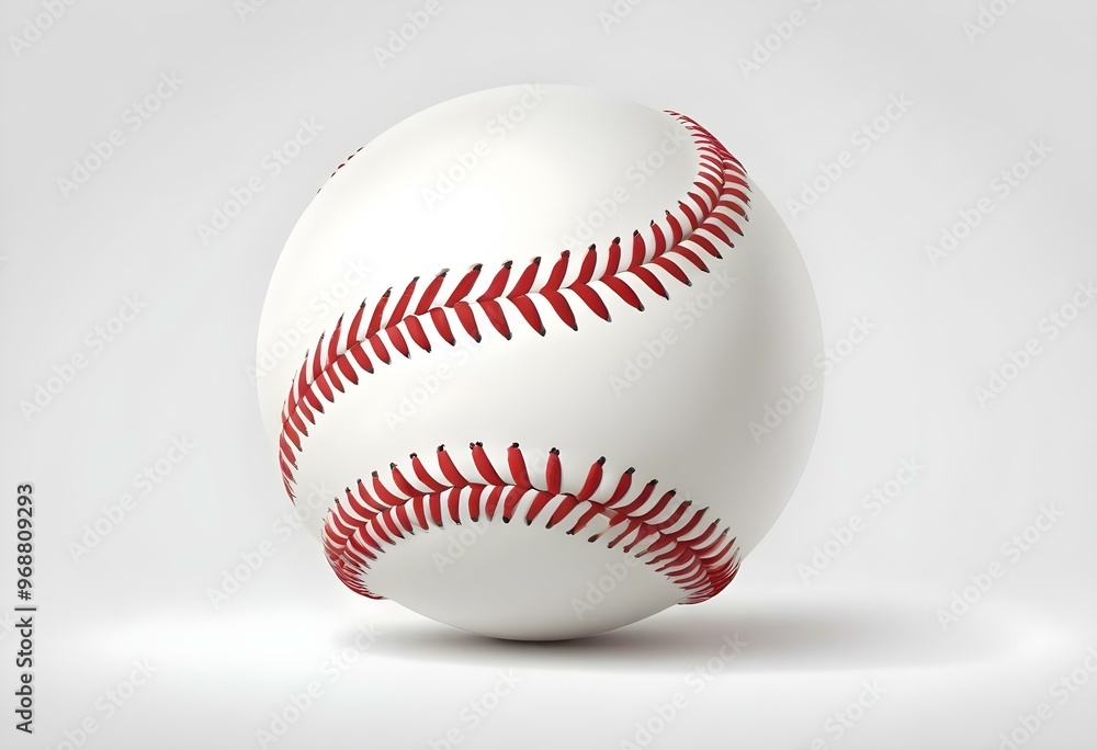 A baseball with red stitching and white stripes and with backgrounds A baseball with red stitching and white stripes and with backgrounds