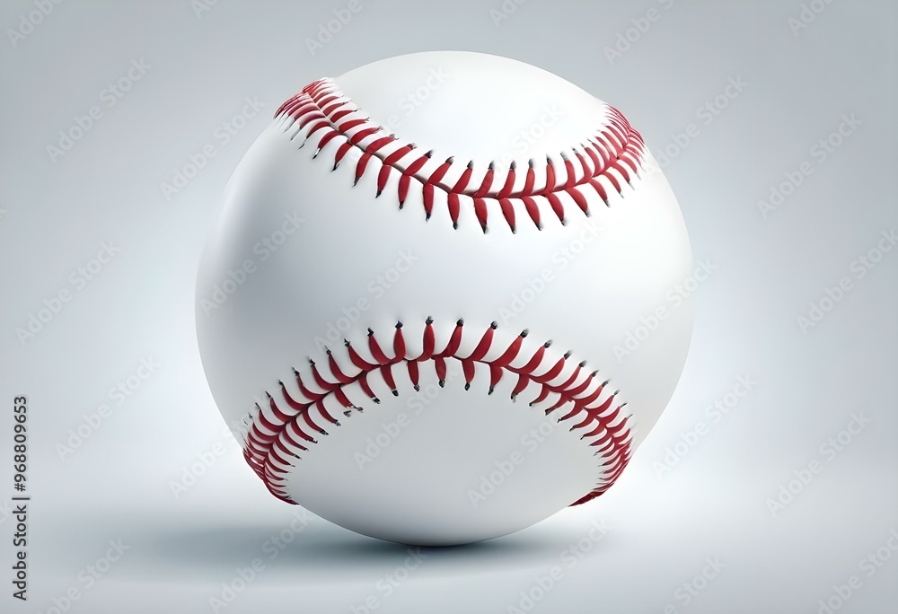 A baseball with red stitching and white stripes and with backgrounds A baseball with red stitching and white stripes and with backgrounds