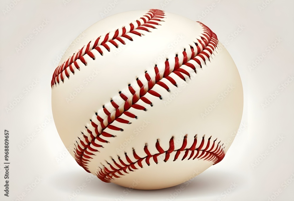 A baseball with red stitching and white stripes and with backgrounds A baseball with red stitching and white stripes and with backgrounds