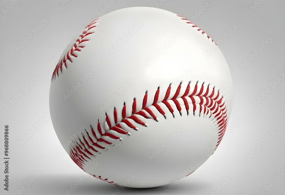 A baseball with red stitching and white stripes and with backgrounds A baseball with red stitching and white stripes and with backgrounds