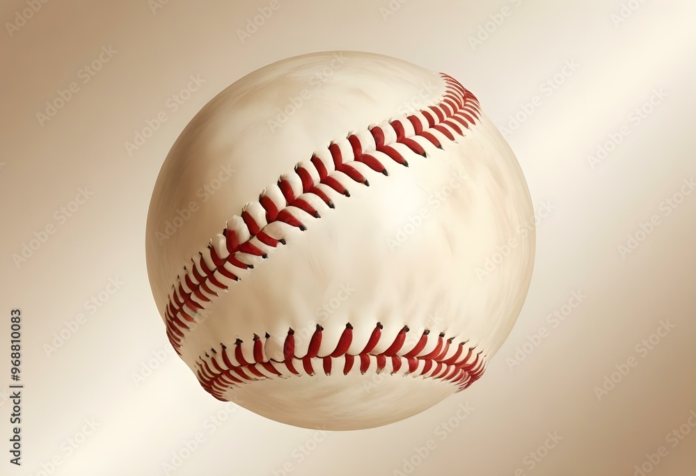 A baseball with red stitching and white stripes and with backgrounds A baseball with red stitching and white stripes and with backgrounds