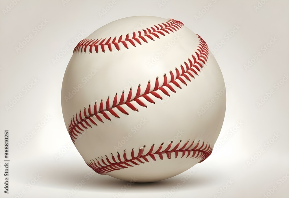 A baseball with red stitching and white stripes and with backgrounds A baseball with red stitching and white stripes and with backgrounds