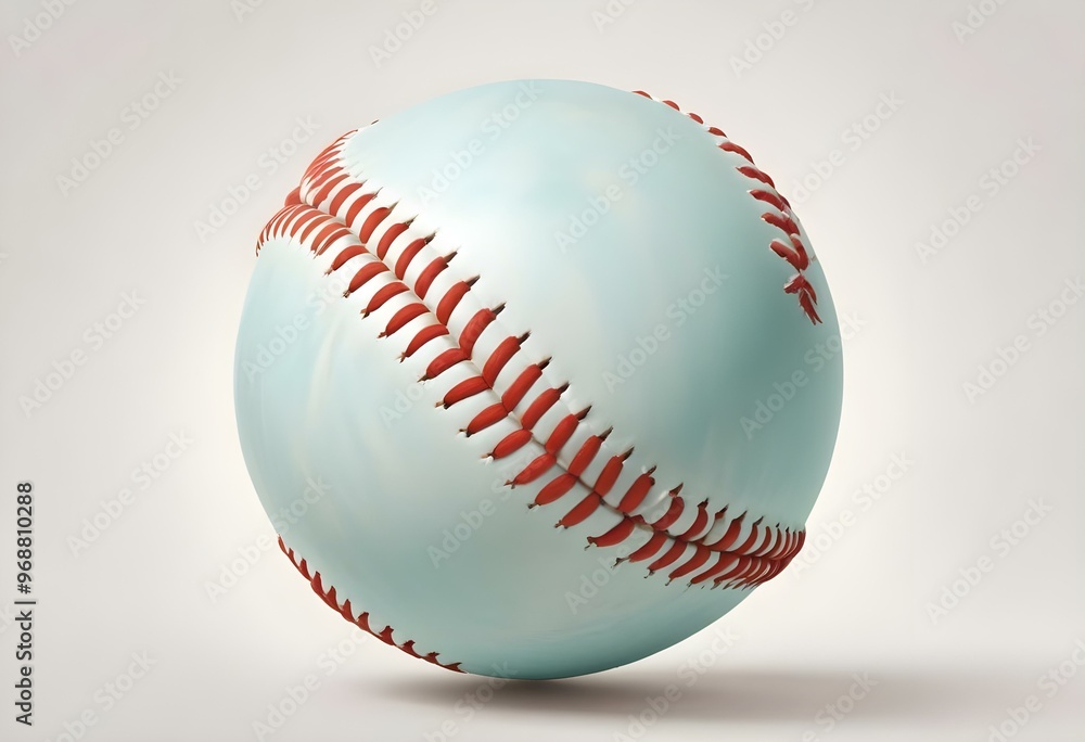 A baseball with red stitching and white stripes and with backgrounds A baseball with red stitching and white stripes and with backgrounds