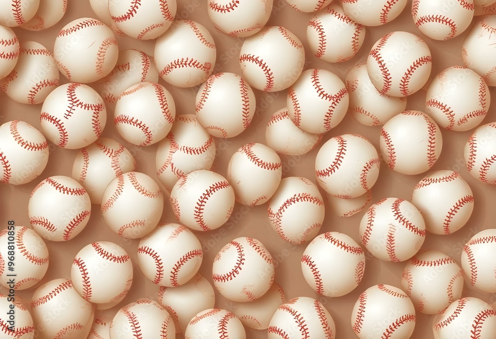 A baseball with red stitching and white stripes and with backgrounds A baseball with red stitching and white stripes and with backgrounds