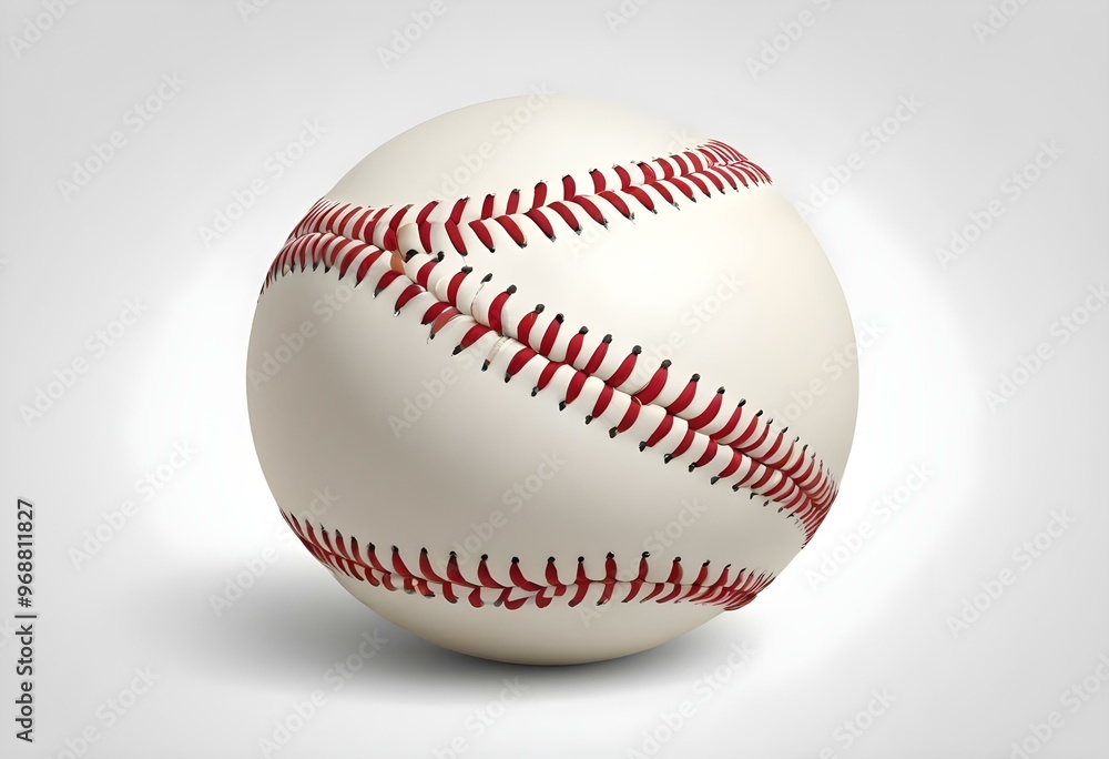 A baseball with red stitching and white stripes and with backgrounds A baseball with red stitching and white stripes and with backgrounds