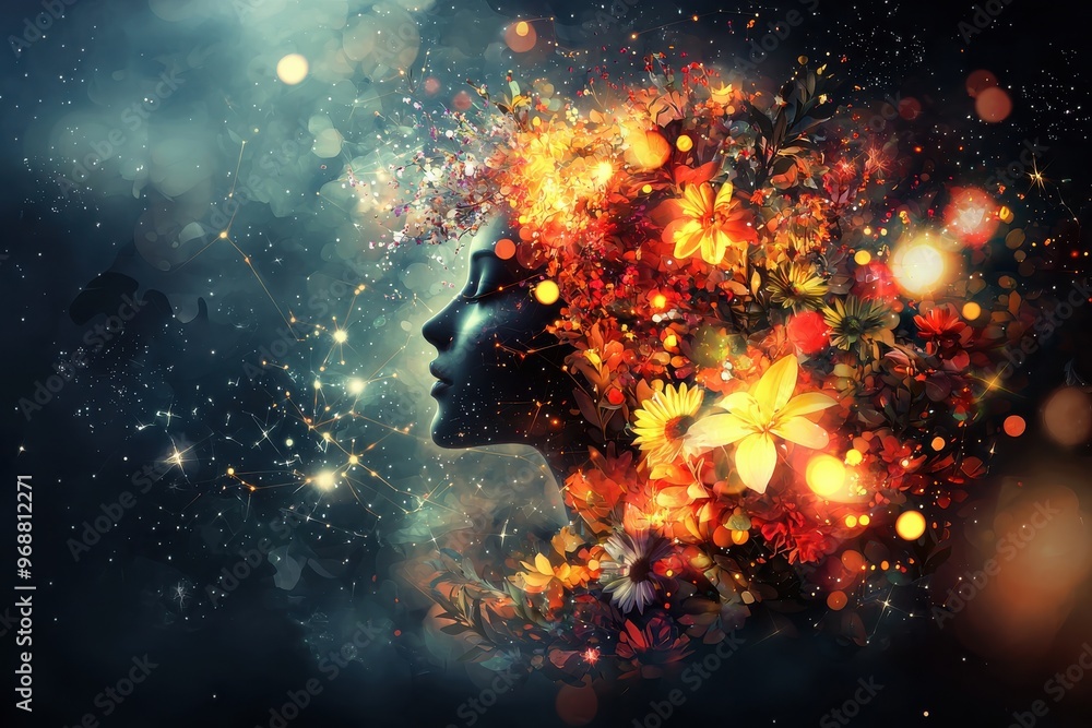 Explosive fiery energy of creativity and passion Explosive fiery energy of creativity and passion