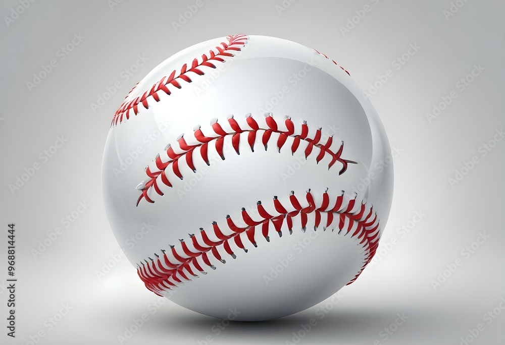 A baseball with red stitching and white stripes and with backgrounds A baseball with red stitching and white stripes and with backgrounds