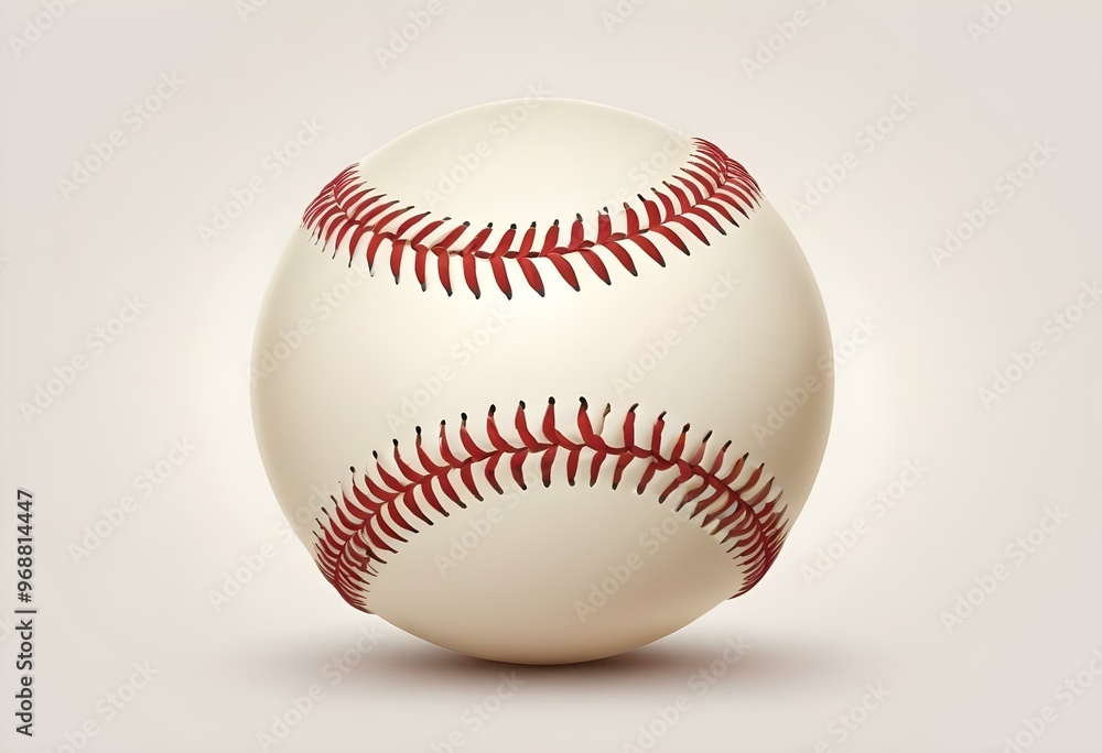 A baseball with red stitching and white stripes and with backgrounds A baseball with red stitching and white stripes and with backgrounds