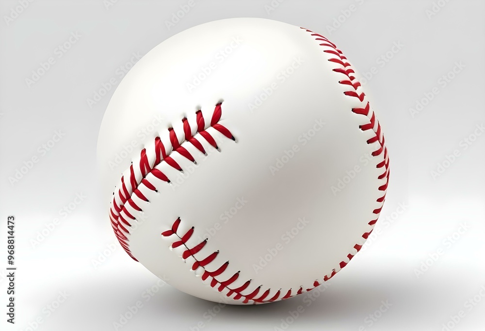A baseball with red stitching and white stripes and with backgrounds A baseball with red stitching and white stripes and with backgrounds