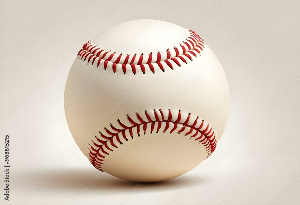 A baseball with red stitching and white stripes and with backgrounds A baseball with red stitching and white stripes and with backgrounds