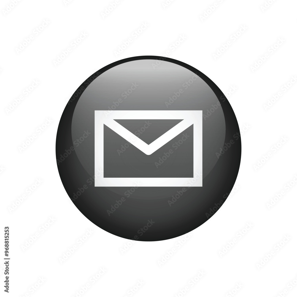 Mail icon sign. Button for graphic design, website or app. Vector illustration Mail icon sign. Button for graphic design, website or app. Vector illustration