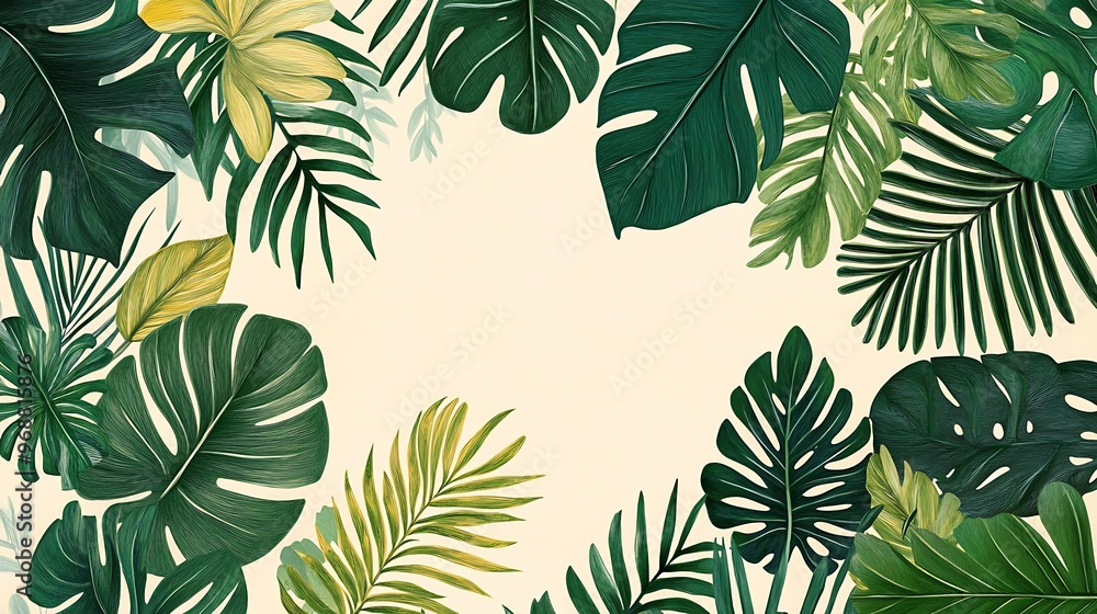 palm tree branches palm tree branches