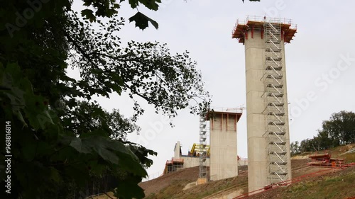 the famous bridge construction site in luedenscheid germany 4k 25fps video photo