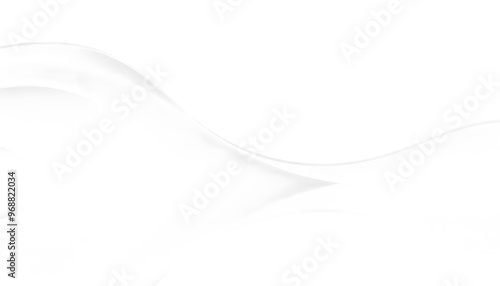 White abstract background with soft Smooth, white fabric with gentle waves and folds.