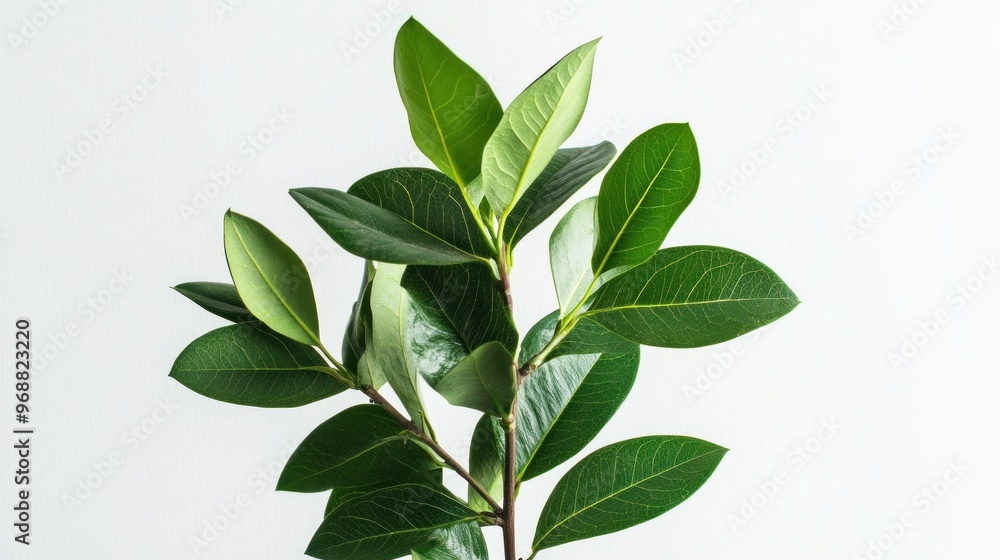 A close-up of green leaves showcasing their texture and vibrant colors against a plain background. A close-up of green leaves showcasing their texture and vibrant colors against a plain background.