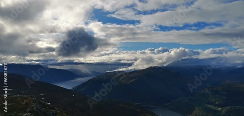 panorama of the mountains