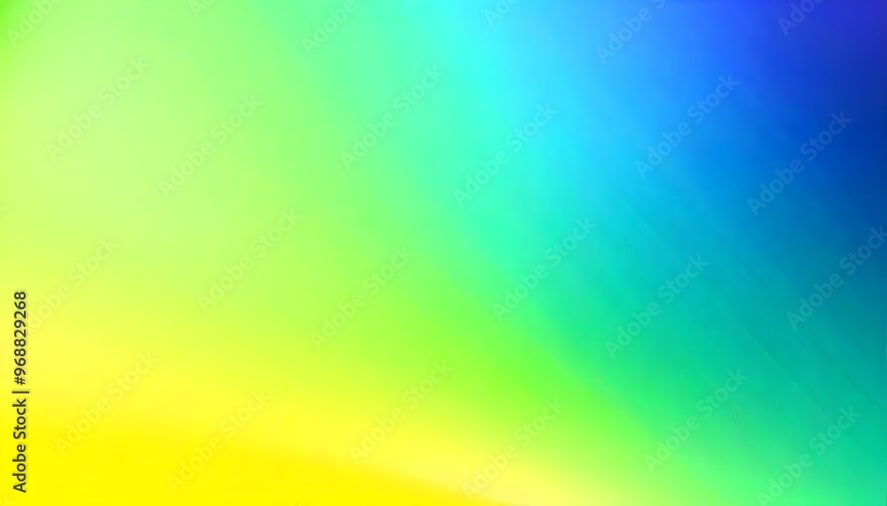 Fototapeta premium Vibrant yellow and green gradient with a soft, blurred background. Suitable for wallpaper