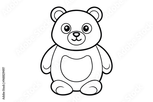 Cute supplement gummy bear drawing set. clipart vector illustration on white background.