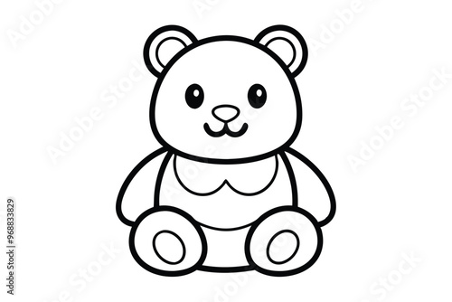 Cute supplement gummy bear drawing set. clipart vector illustration on white background.