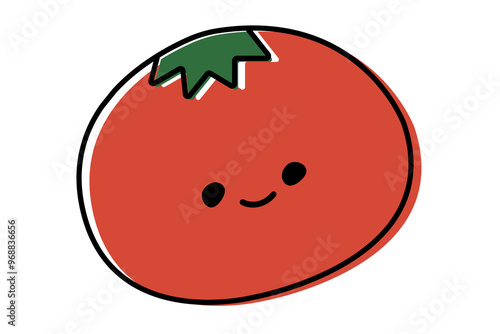 かわいいトマトのイラスト