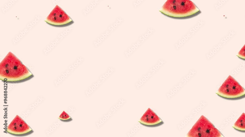 Water Melon animation, for product videos, industrial, or video backgrounds Water Melon animation, for product videos, industrial, or video backgrounds