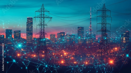 AI-powered smart grids optimizing electricity usage in cities: Energy distribution systems that monitor demand and adjust in real-time for efficiency.