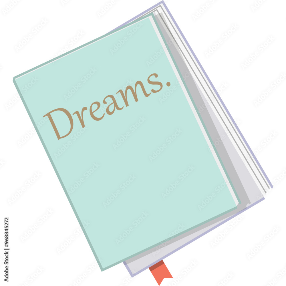 Book for Dreams. Vector Illustration Book for Dreams. Vector Illustration