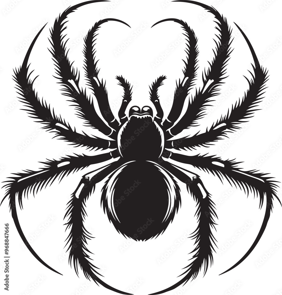 Obraz premium spider clipart vector design,awesome spider svg,high resolution printable spider artwork