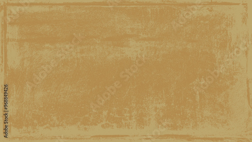 Old paper overlay texture. Brown and yellow grunge. Abstract surface dust and rough dirty vintage wall background concept. Worn, torn, weathered effect. Vector illustration, EPS 10.