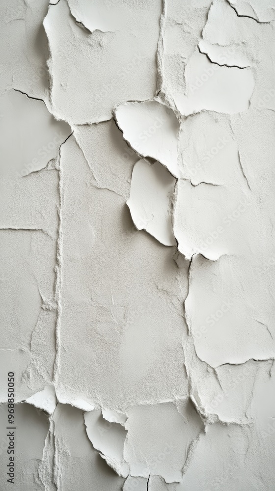 © cac_tus - Peeling white paint on rough wall surface, textured background. Decay and deterioration concept © cac_tus - Peeling white paint on rough wall surface, textured background. Decay and deterioration concept