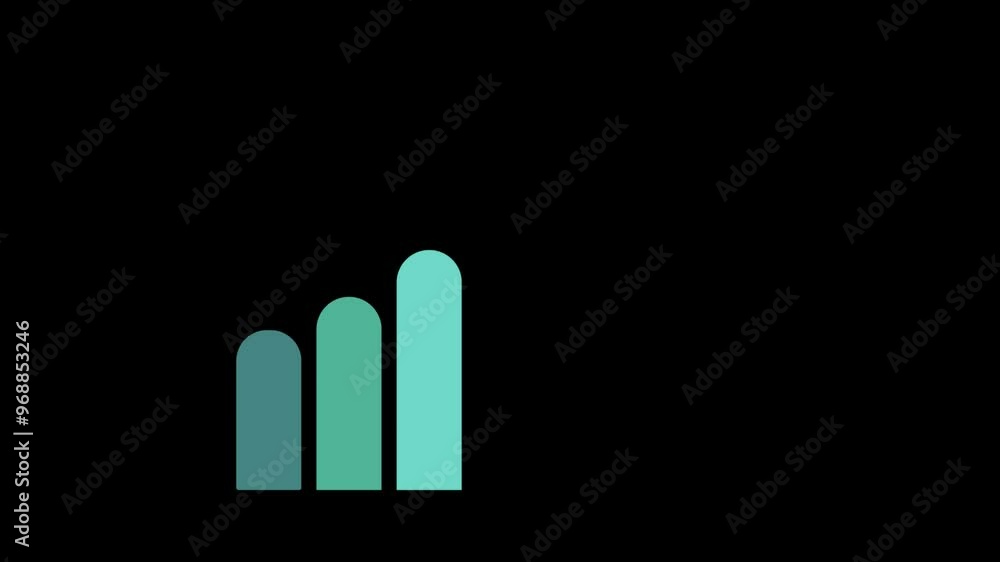 A business graph chart growth (up-level) on a background. Grow Business with colorful shape. A business graph chart growth (up-level) on a background. Grow Business with colorful shape.