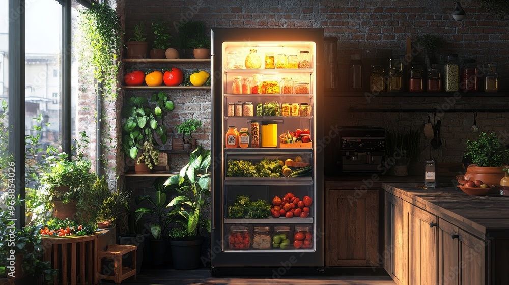 AI-powered smart refrigerators recommending recipes based on food stock: Fridges that scan their contents and suggest meal ideas using AI. AI-powered smart refrigerators recommending recipes based on food stock: Fridges that scan their contents and suggest meal ideas using AI.