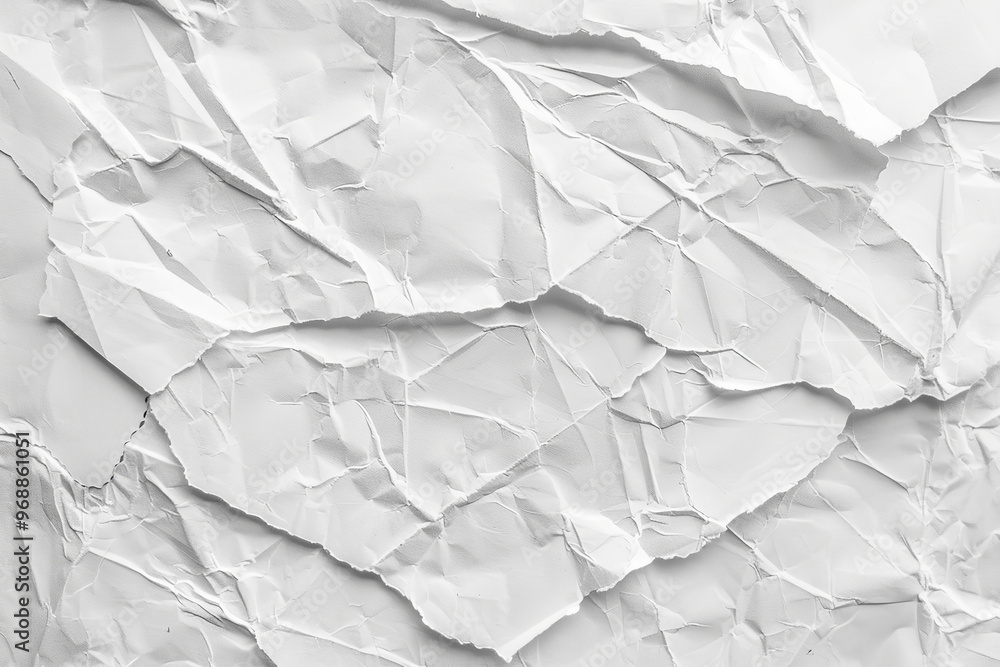 Fototapeta premium Beautiful texture old crumpled paper, design abstract background