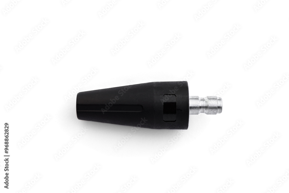 Rotating dirt blaster turbo nozzle for high pressure washer isolated on white background. Rotating dirt blaster turbo nozzle for high pressure washer isolated on white background.