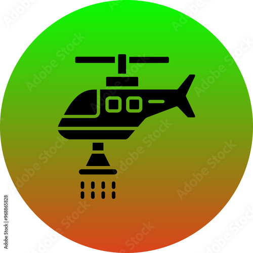 Firefighter Helicopter Icon