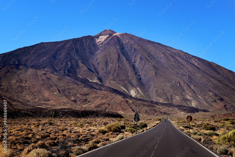 mountain Pico del Teide on Tenerife , Canary Islands, Spain