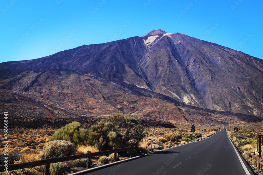 mountain Pico del Teide on Tenerife , Canary Islands, Spain