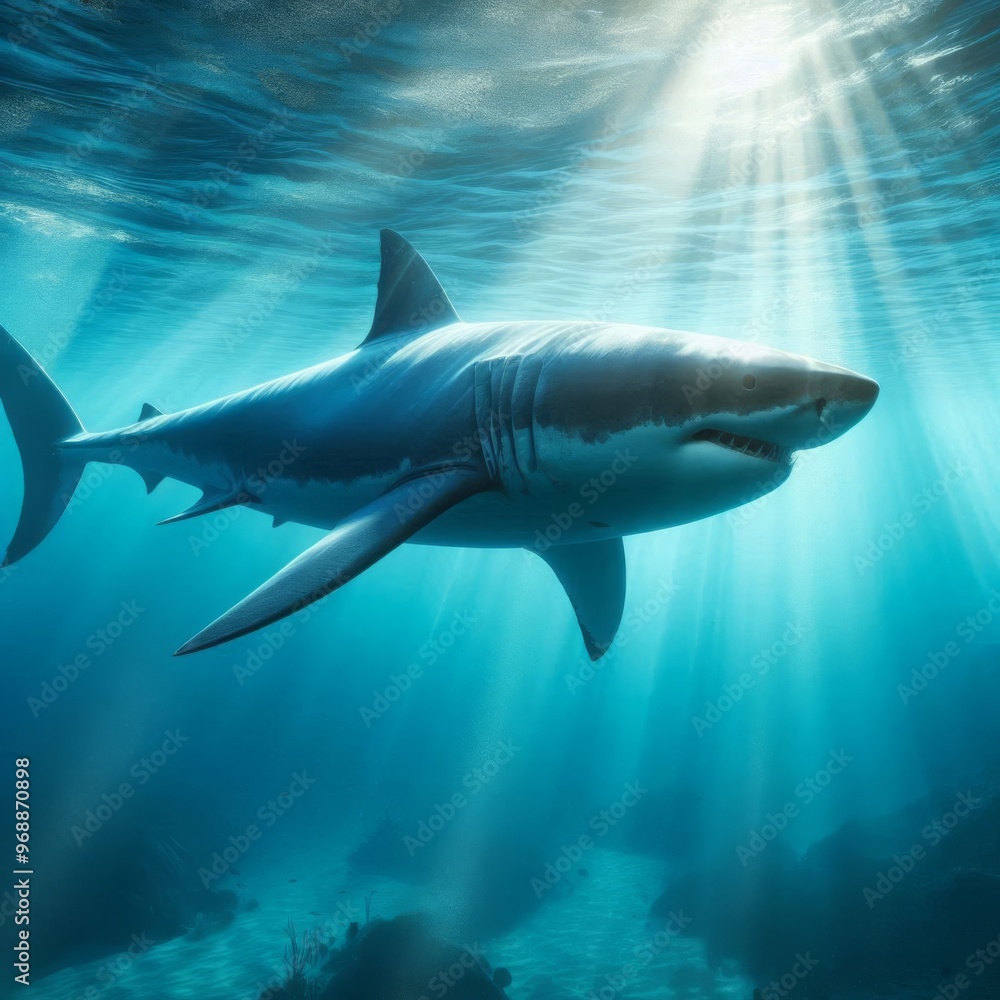 Shark’s Graceful Ascent Shark’s Graceful Ascent