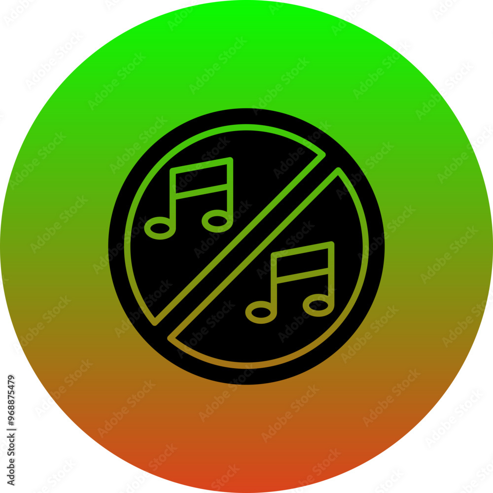 No Music Icon