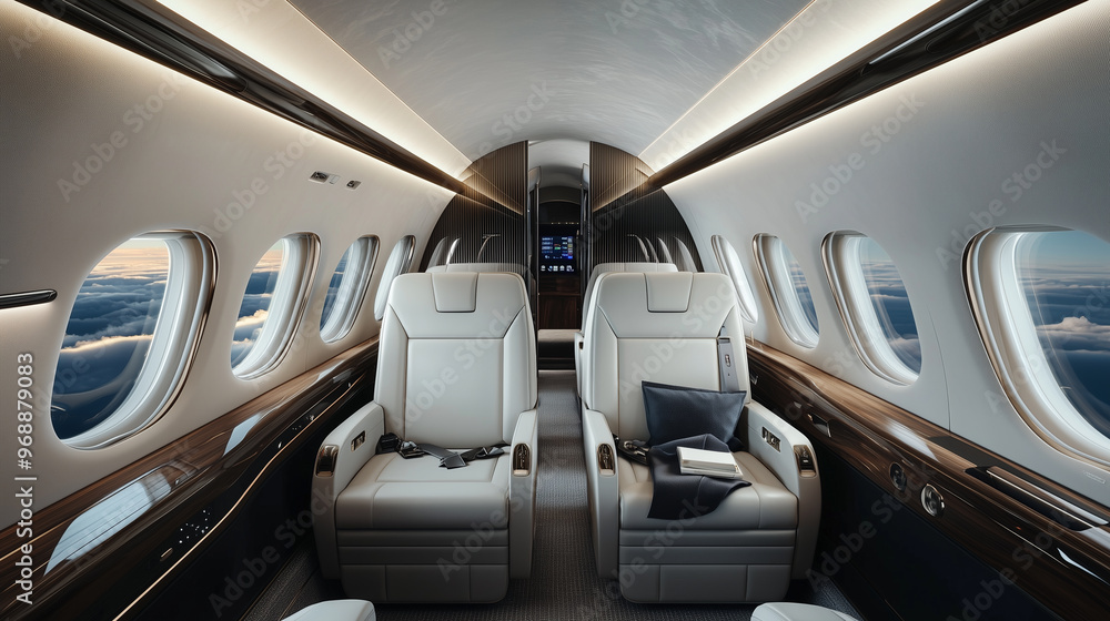 Obraz premium Private Jet Experience: Ultimate Luxury Travel