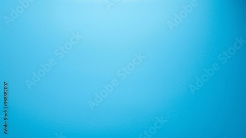 Plain blue background.