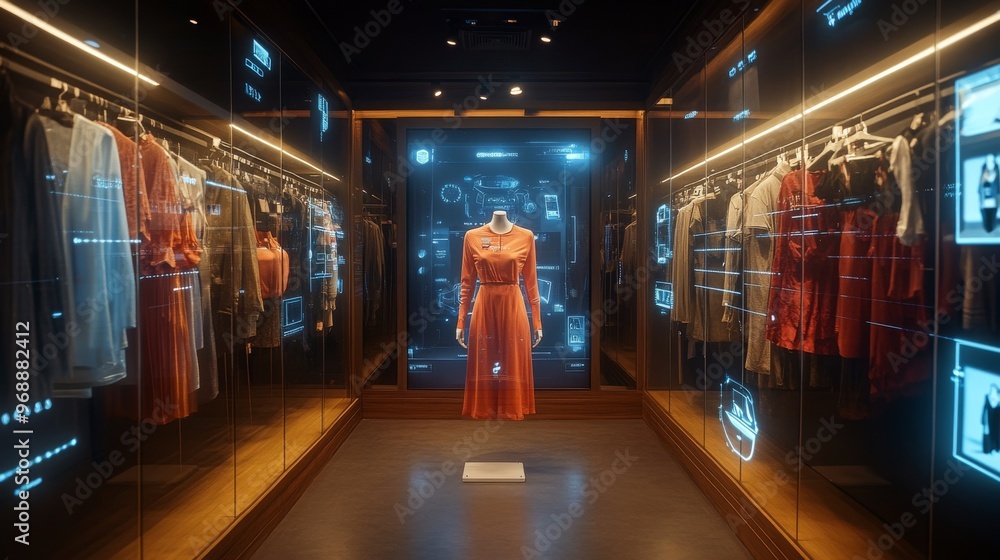 AI-powered virtual fitting rooms offering real-time fashion advice: Digital fitting rooms that suggest sizes, styles, and outfits based on the user’s preferences. AI-powered virtual fitting rooms offering real-time fashion advice: Digital fitting rooms that suggest sizes, styles, and outfits based on the user’s preferences.