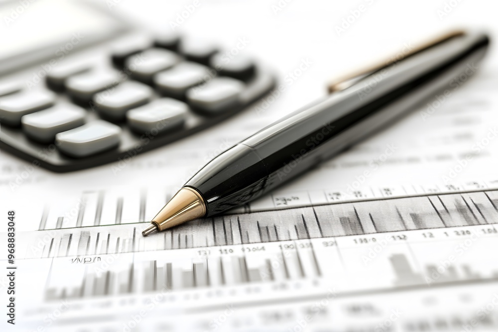 Calculator and Pen for Analyzing Financial Reports. Generative AI. Calculator and Pen for Analyzing Financial Reports. Generative AI.