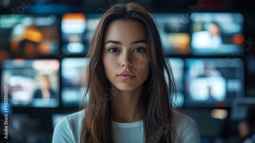 Free Download AI-powered virtual news anchors delivering personalized news based on user interests: AI-generated news broadcasts tailored to individual preferences and viewing habits. - GFXLoad
