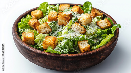 A classic Caesar salad with...