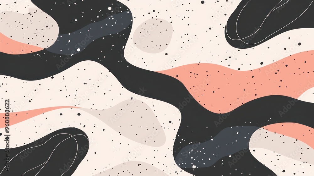 custom made wallpaper toronto digitalAbstract design featuring organic shapes and muted colors, ideal for backgrounds or graphic resources.